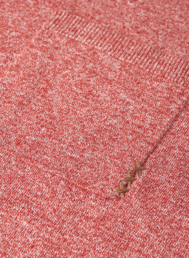 Tricot Scotch & Soda avec poche rouge mélange