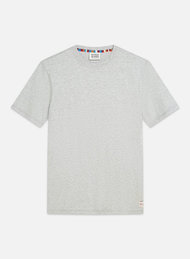 T-shirt Scotch & Soda gris pâle mélange