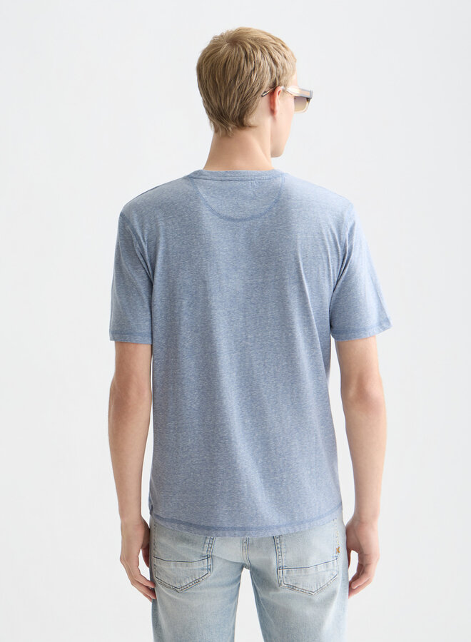 T-shirt Scotch & Soda bleu infini mélange