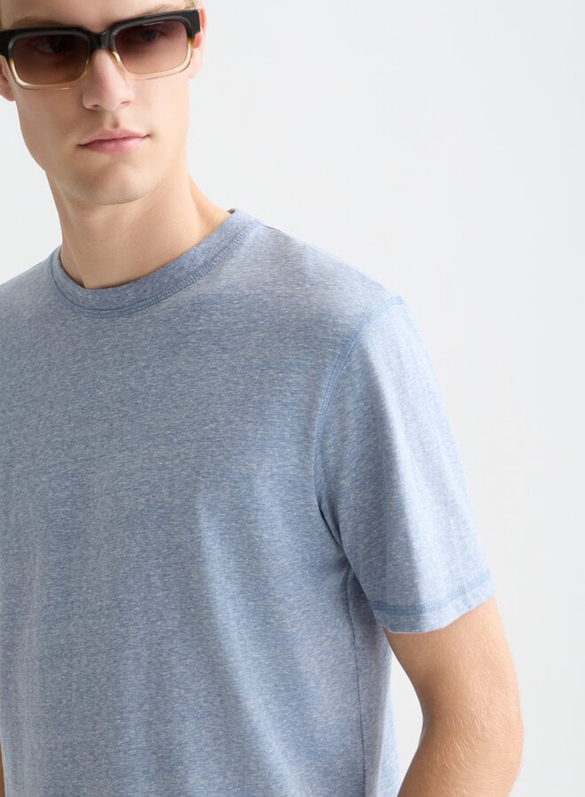 T-shirt Scotch & Soda bleu infini mélange