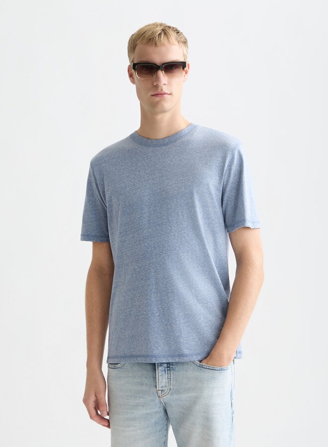 T-shirt Scotch & Soda bleu infini mélange