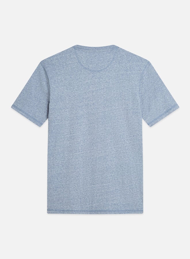 T-shirt Scotch & Soda bleu infini mélange