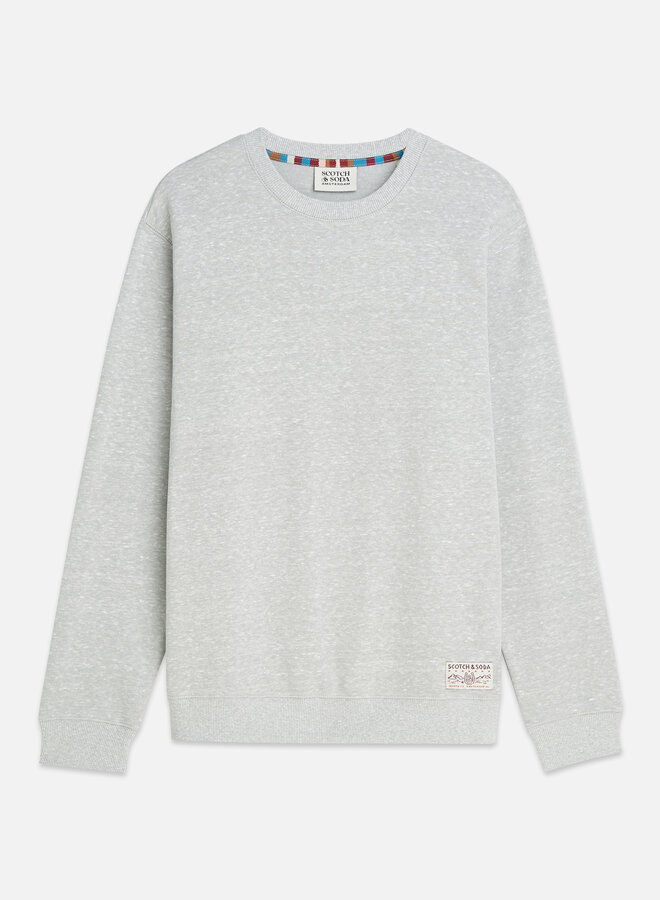 Chandail Scotch & Soda molletonné gris pâle mélange