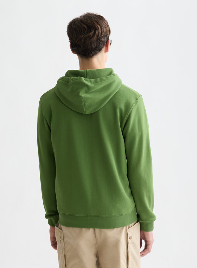 Cardigan Scotch & Soda à capuche molletonné vert jardin