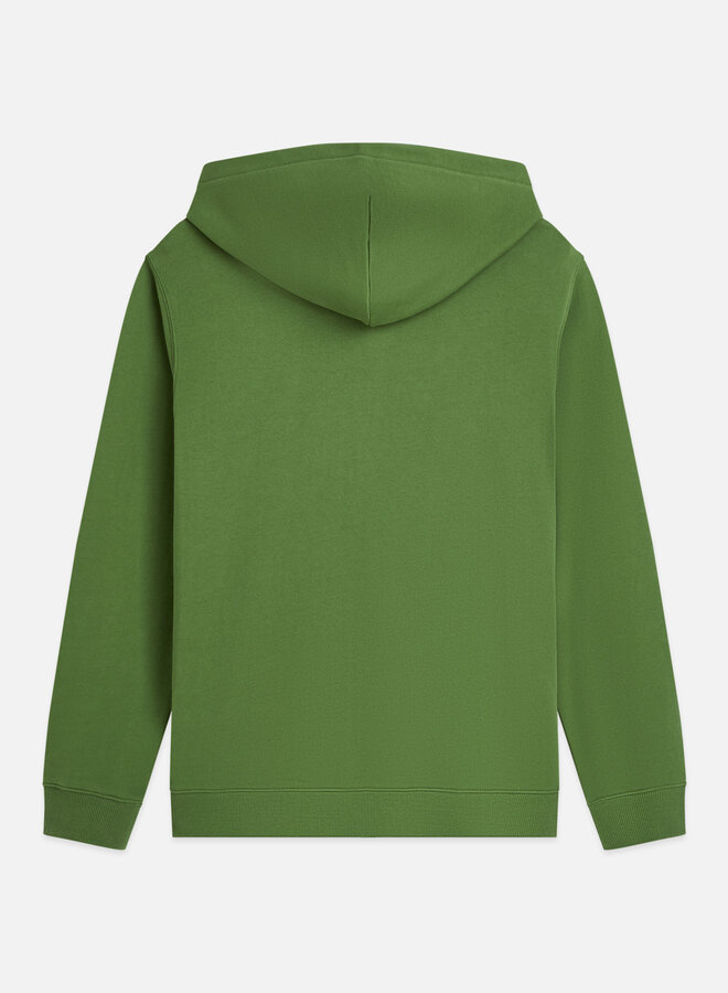 Cardigan Scotch & Soda à capuche molletonné vert jardin