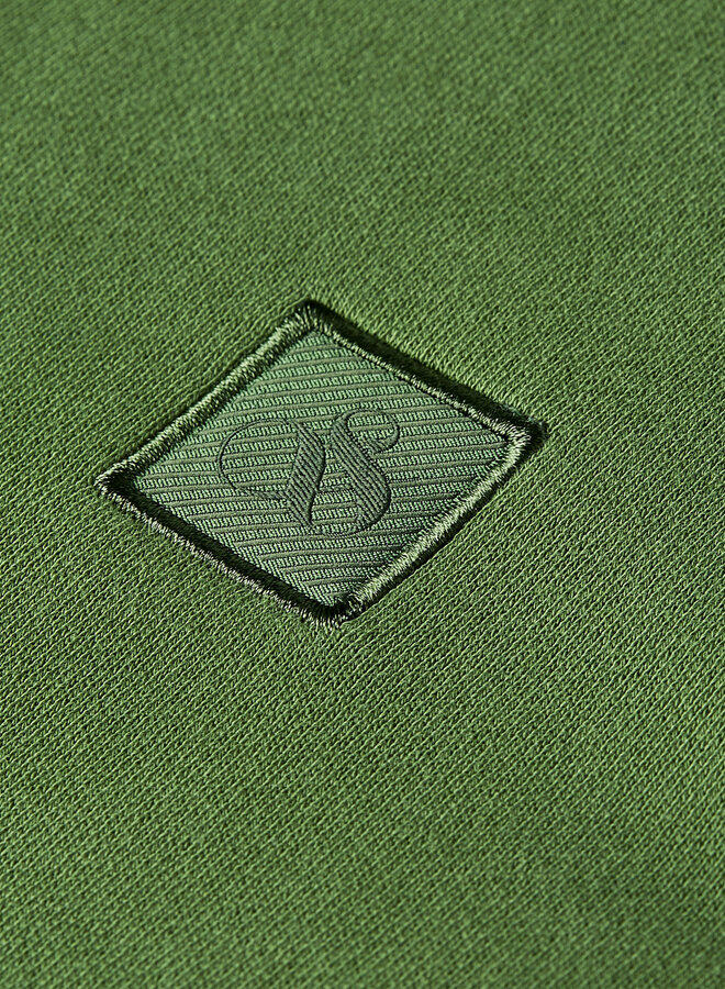 Cardigan Scotch & Soda à capuche molletonné vert jardin