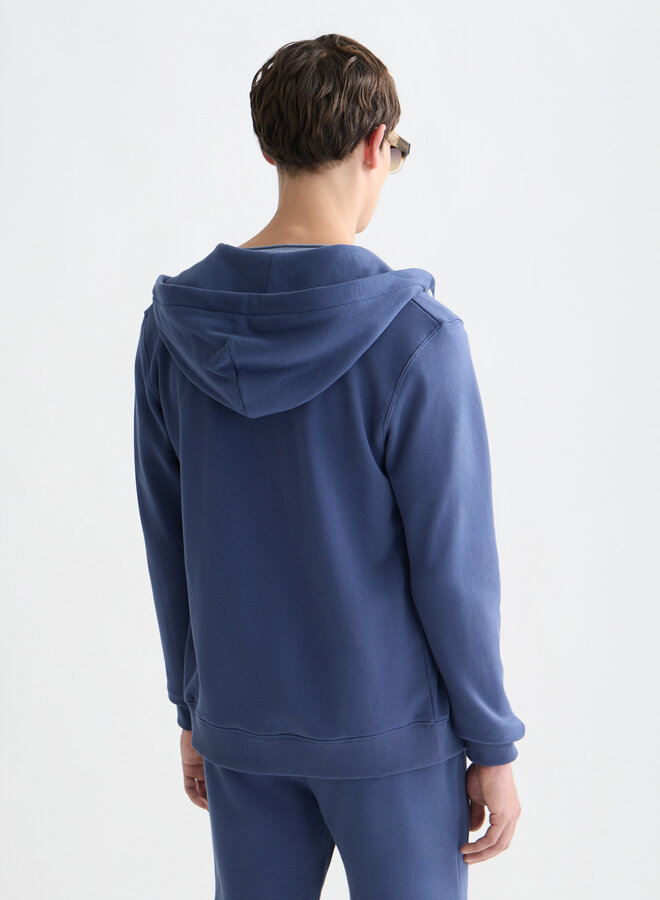 Cardigan Scotch & Soda à capuche molletonné bleu océan