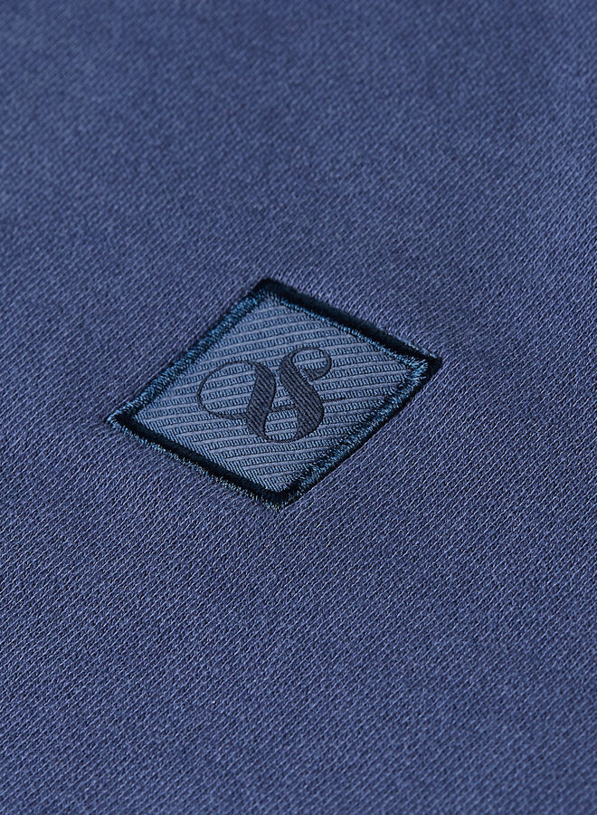 Cardigan Scotch & Soda à capuche molletonné bleu océan