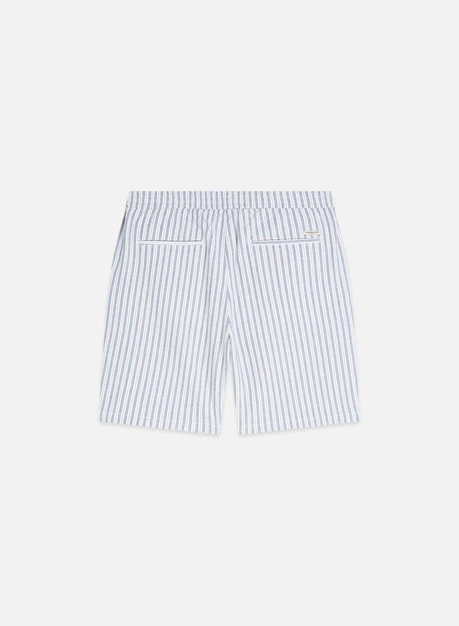 Bermuda Scotch & Soda bleu infini à double rayures blanches