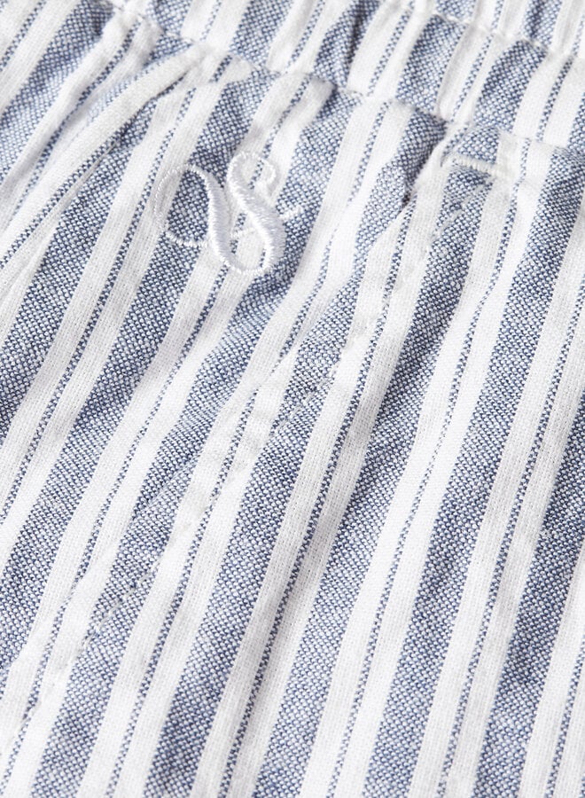 Bermuda Scotch & Soda bleu infini à double rayures blanches