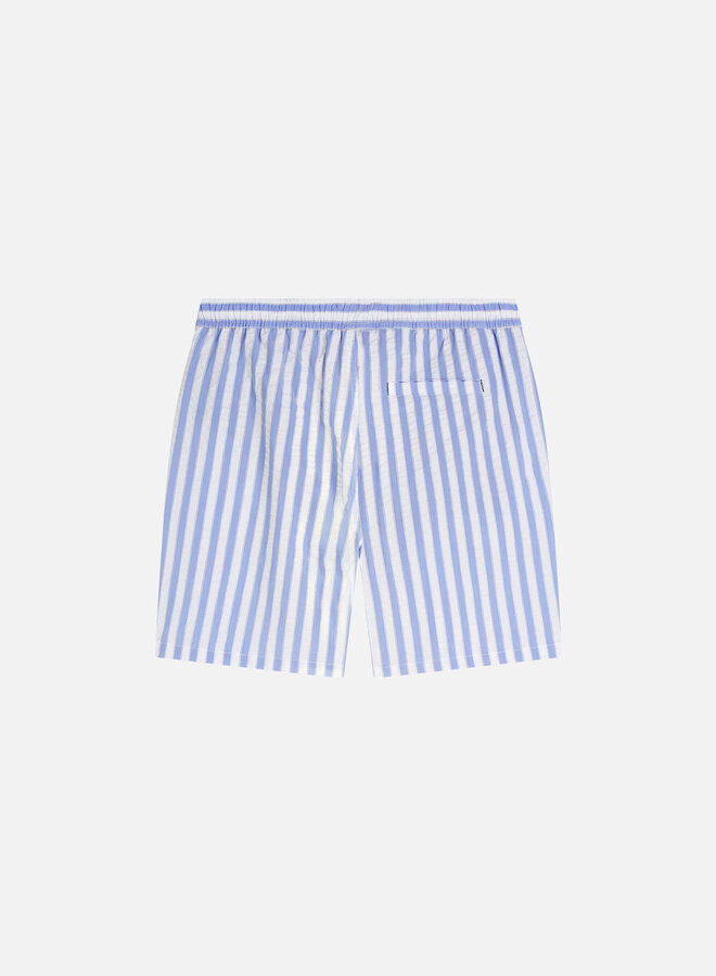 Maillot de bain Scotch & Soda bleu rayé blanc