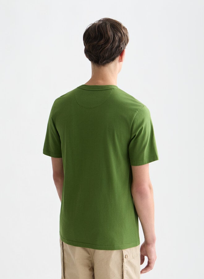 T-shirt Scotch & Soda signature vert jardin