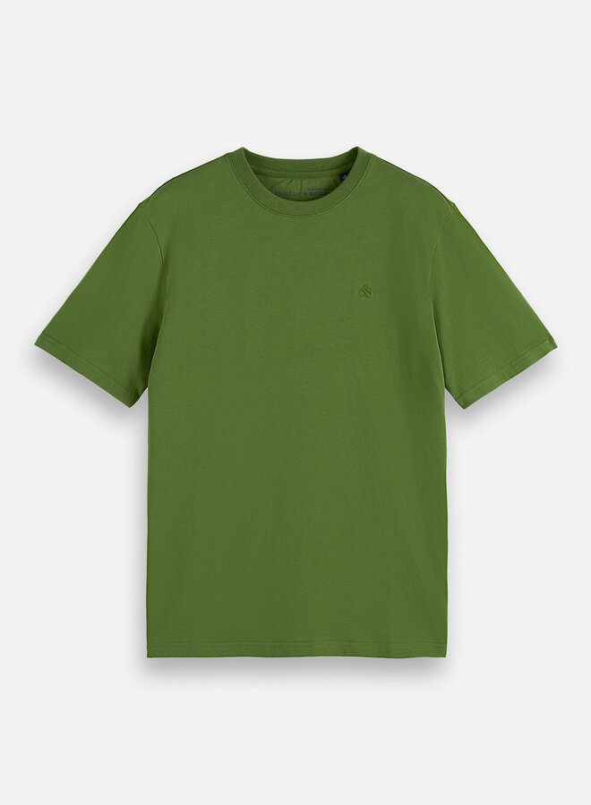 T-shirt Scotch & Soda signature vert jardin