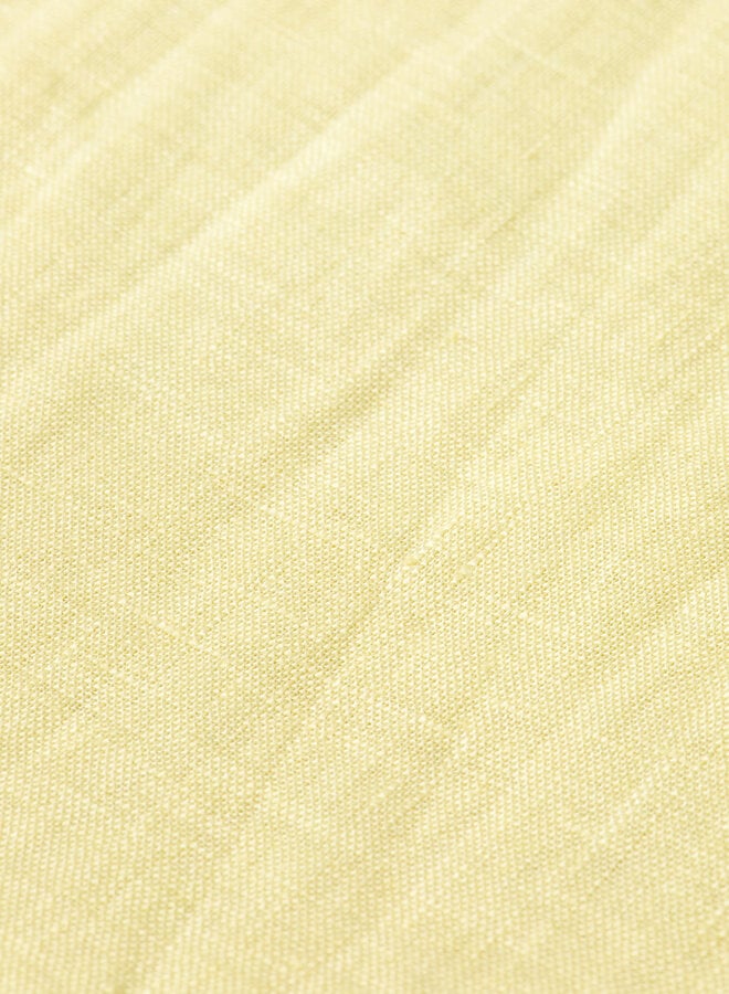 Chemise Scotch & Soda à manches courtes en lin jaune