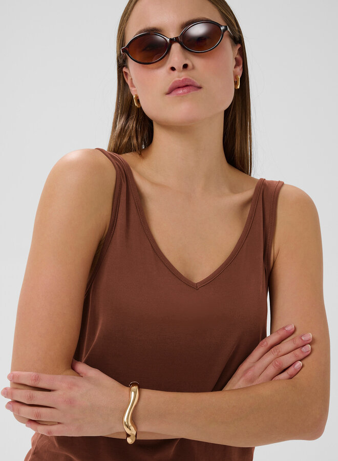 Camisole Soaked Columbine Tank brun cappuccino