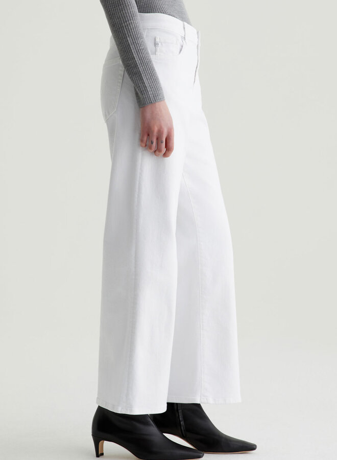 Jeans AG Jeans Saige Wide Leg Crop - Gallery White