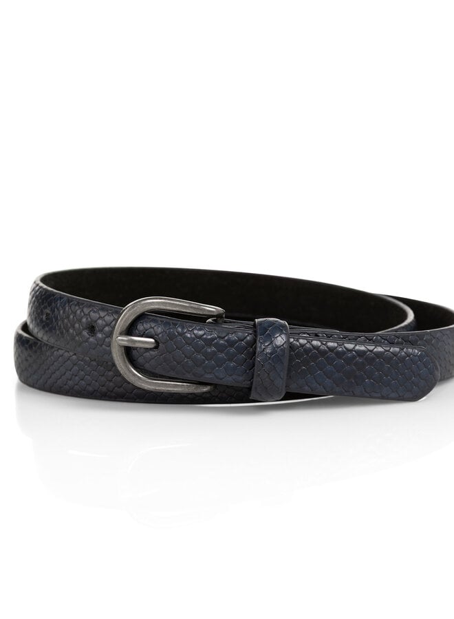 Ceinture Yaya étroite bleu marine