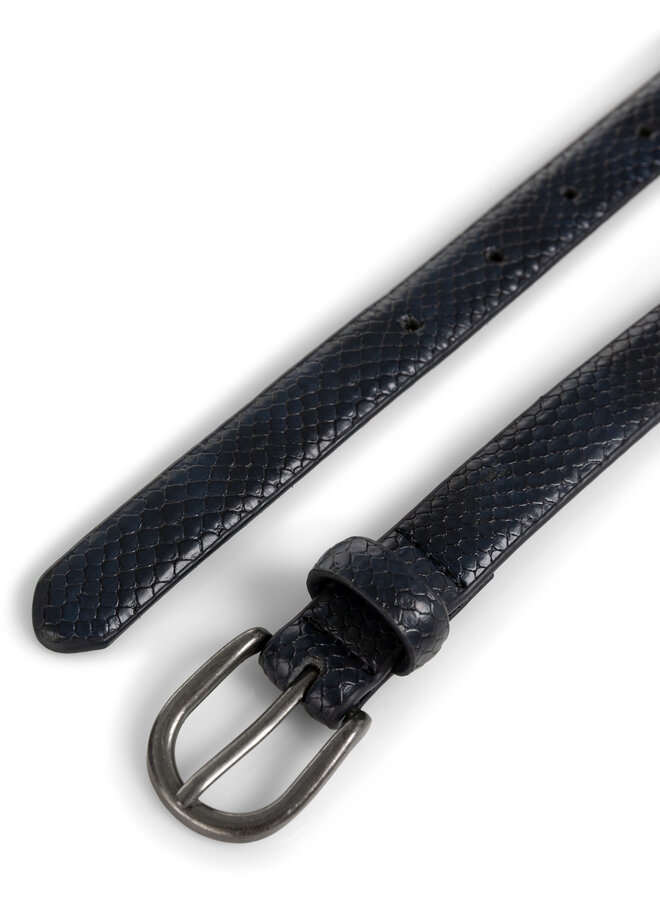 Ceinture Yaya étroite bleu marine