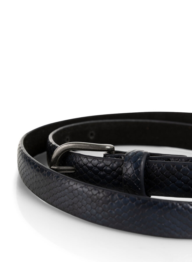 Ceinture Yaya étroite bleu marine