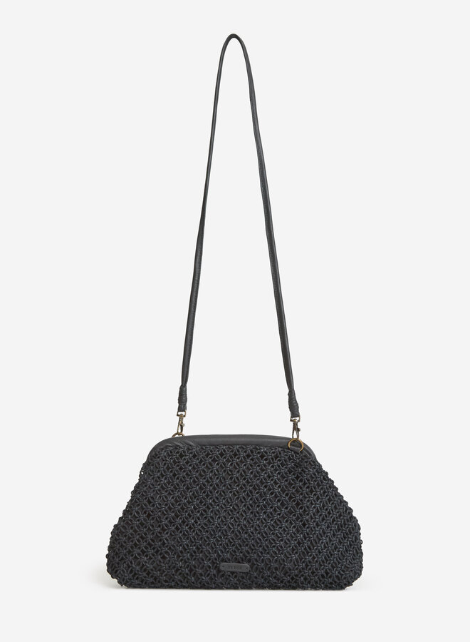 Sac à main Yerse Chain en corde noir