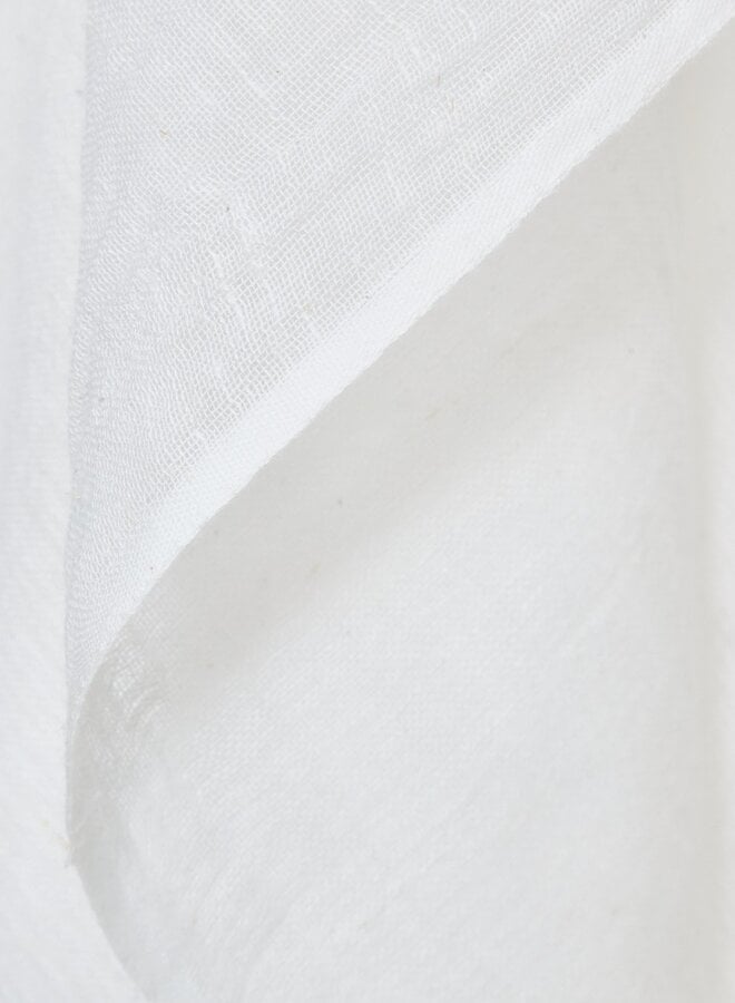 Foulard Yerse Dalia froissé écru