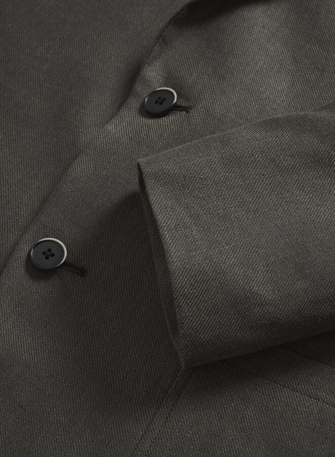 Veston Matinique Colt en lin vert marin