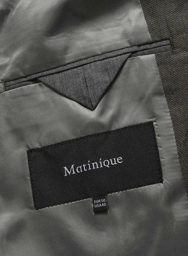 Veston Matinique Colt en lin vert marin