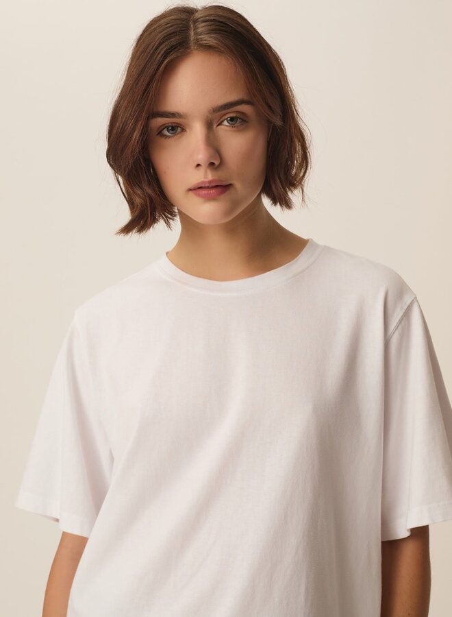 T-shirt Des Petits Hauts Jerry blanc cassé