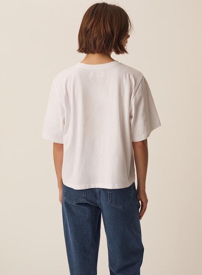 T-shirt Des Petits Hauts Jerry blanc cassé