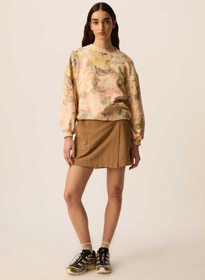 Chandail Des Petits Hauts Joeme sweat imprimé bouquet rose multi