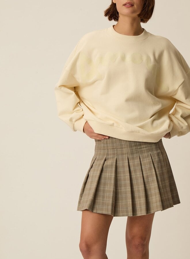 Chandail Des Petits Hauts June sweat « Amour » crème