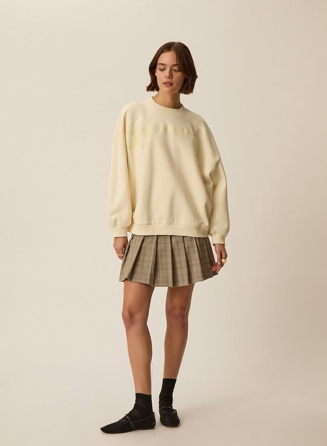 Chandail Des Petits Hauts June sweat « Amour » crème