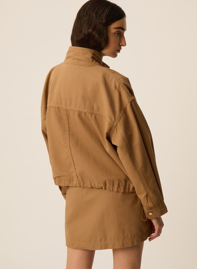 Jacket Des Petits Hauts Leo beige écorce