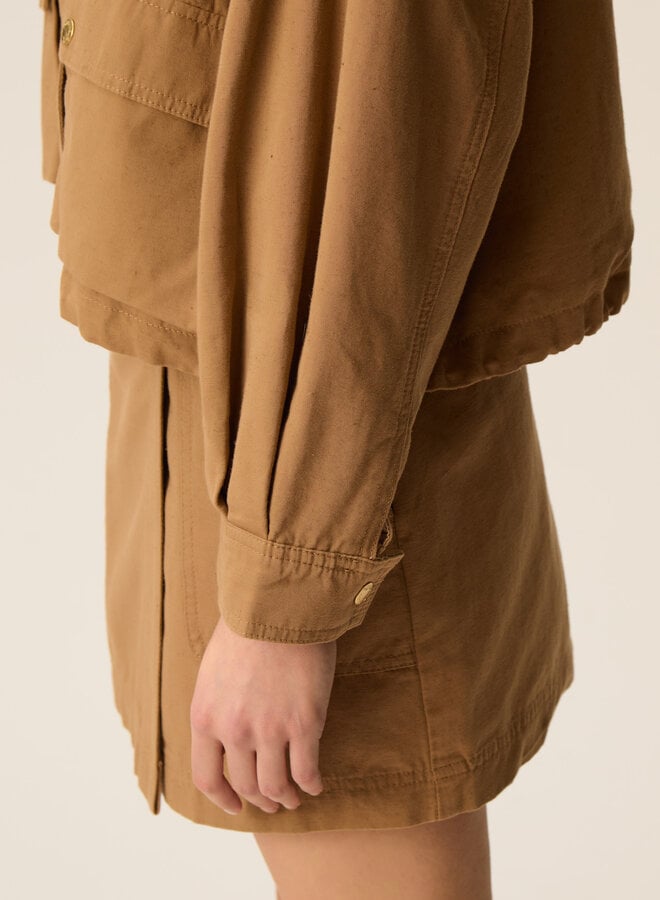 Jacket Des Petits Hauts Leo beige écorce