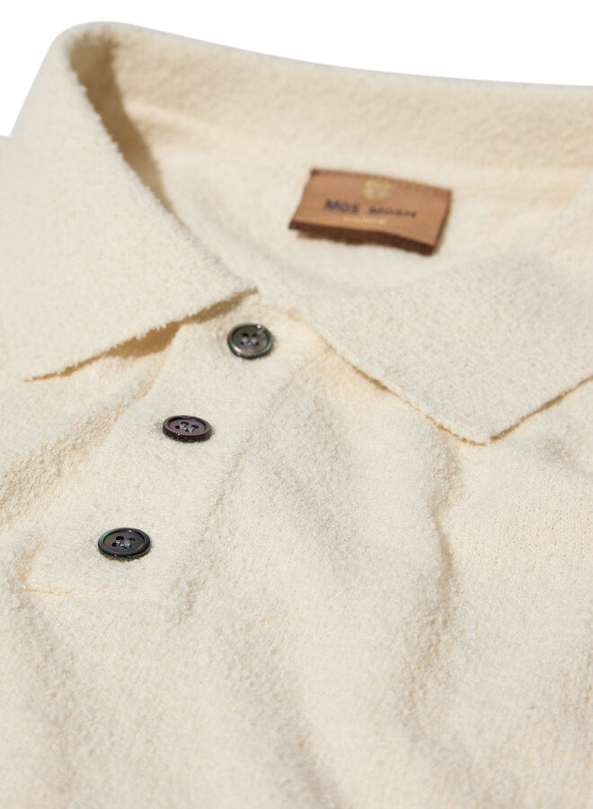 Polo Mos Mosh Gallery Kyle bouclé écru