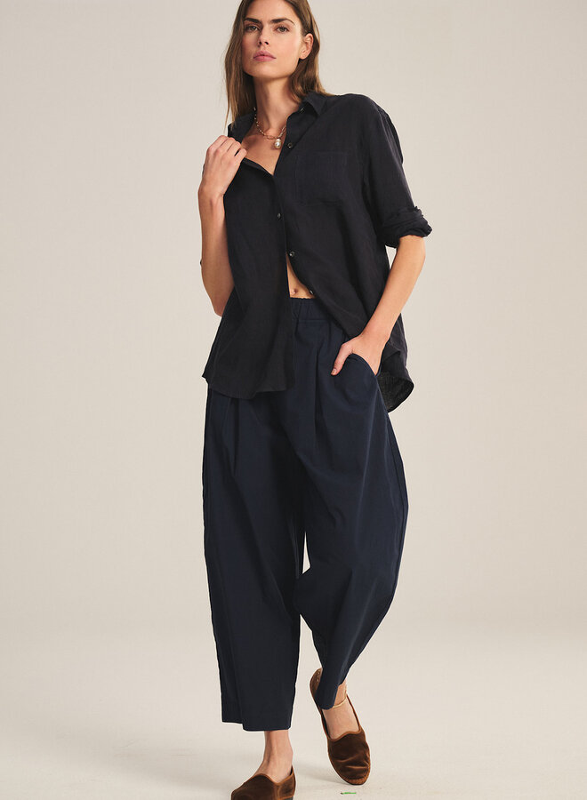 Pantalon Velvet Easton ballon bleu marine