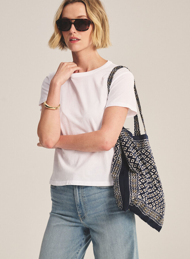 T-shirt Velvet Ryland à col rond blanc