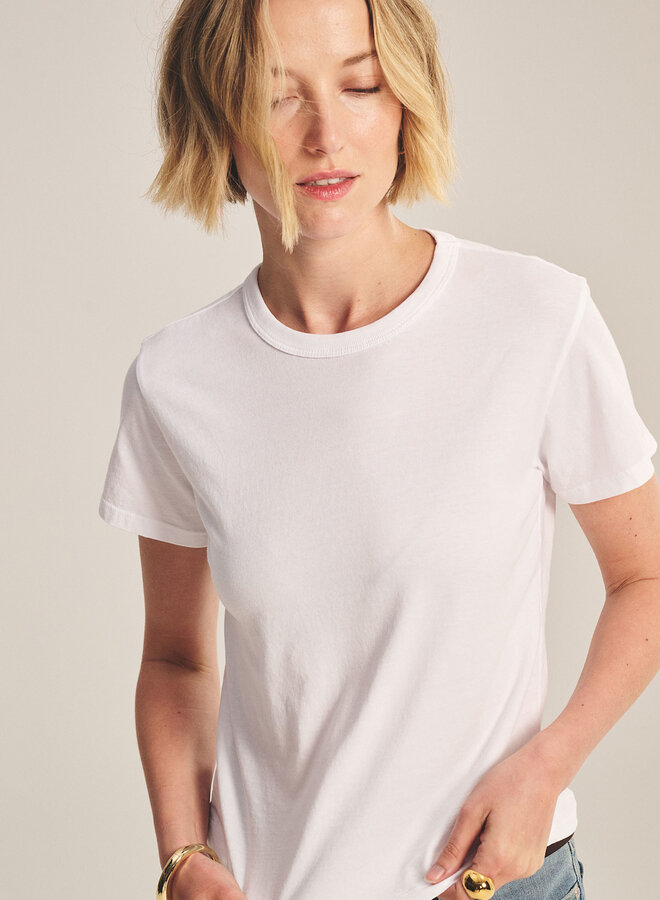 T-shirt Velvet Ryland à col rond blanc