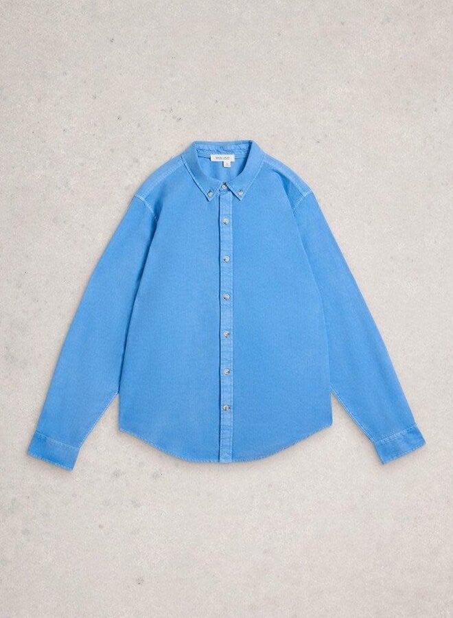 Chemise White Stuff Bruton Oxford bleu pâle