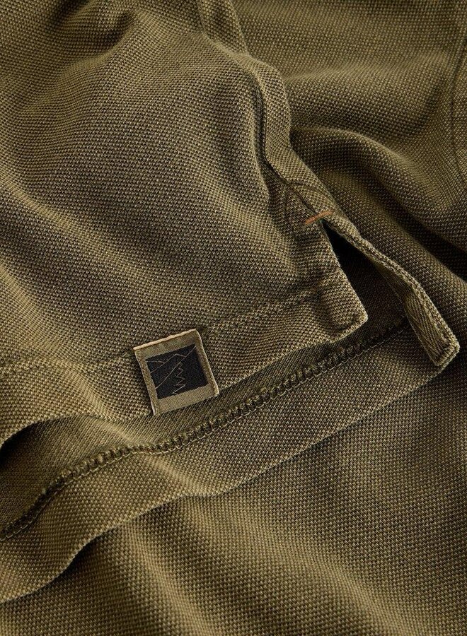 Polo White Stuff Utility à manches longues vert khaki