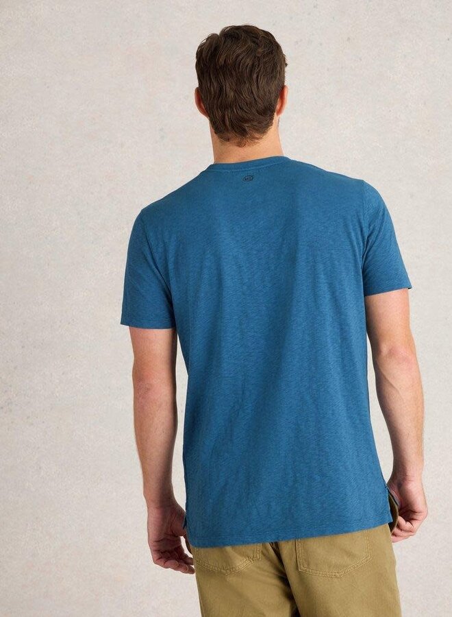 T-shirt White Stuff Abersoch bleu indigo