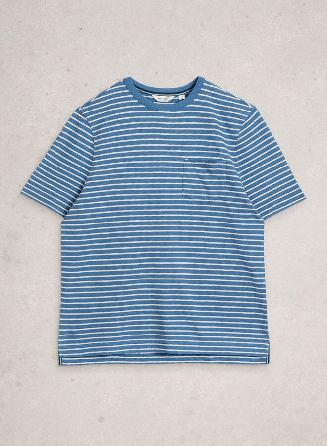 T-shirt White Stuff Horsham Stripe rayé bleu & blanc