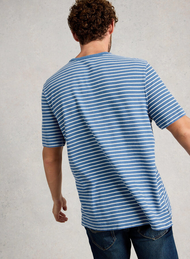 T-shirt White Stuff Horsham Stripe rayé bleu & blanc