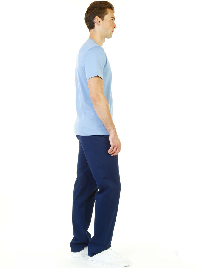 T-shirt Michael Kors à col rond bleu chambray