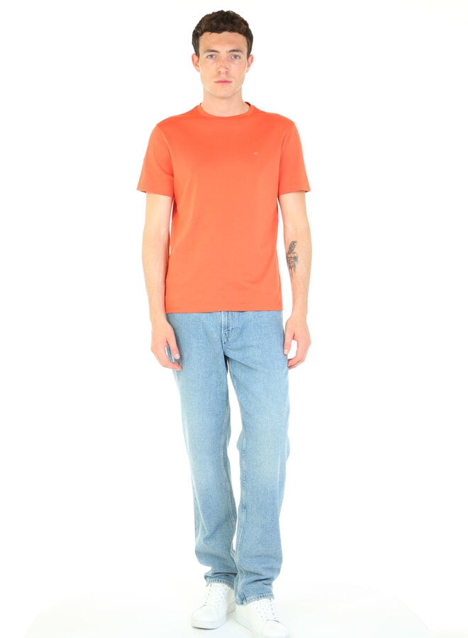 T-shirt Michael Kors à col rond orange mimosa