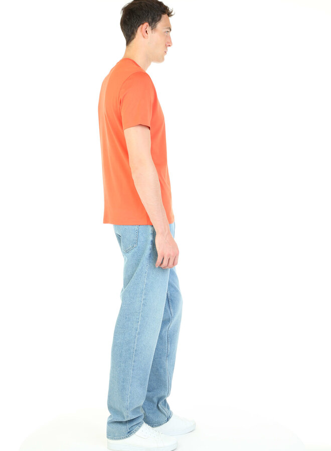 T-shirt Michael Kors à col rond orange mimosa