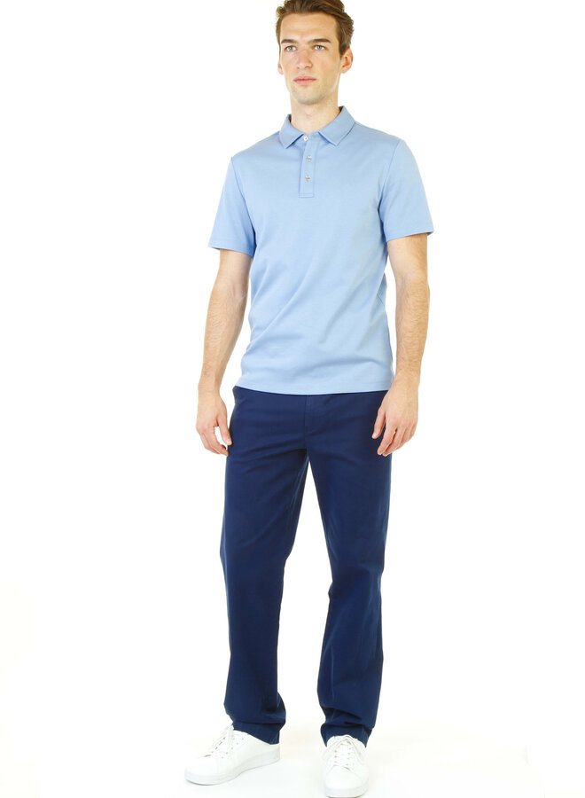 Polo Michael Kors à manches courtes bleu chambray