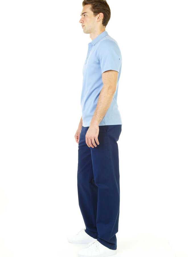 Polo Michael Kors à manches courtes bleu chambray