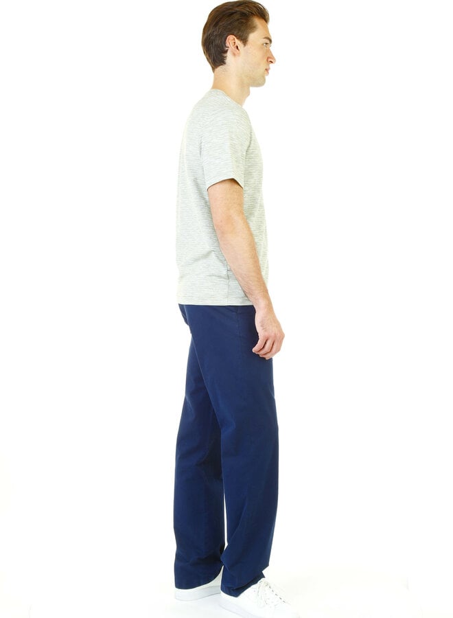 T-shirt Michael Kors à col rond chiné vert olive & blanc