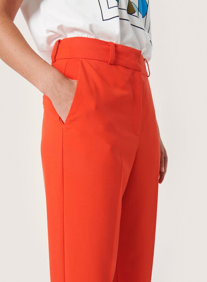 Pantalon Soaked in luxury Alisha rouge grenadine